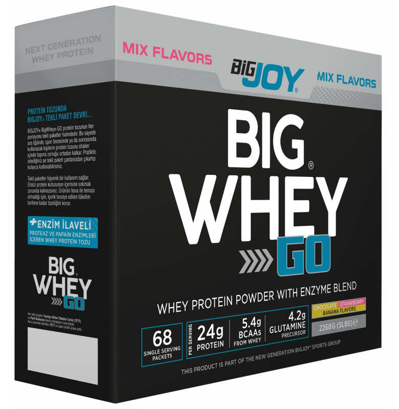 Bigjoy Big Whey Go 2393 gr 68 şase