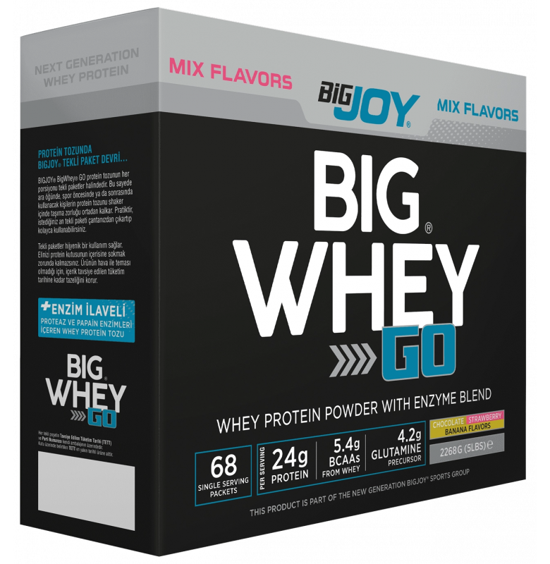Bigjoy Big Whey Go 2393 gr 68 şase