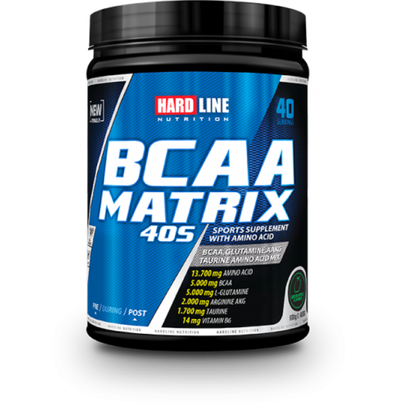 HARDLİNE BCAA MATRİX 40S 600 GR