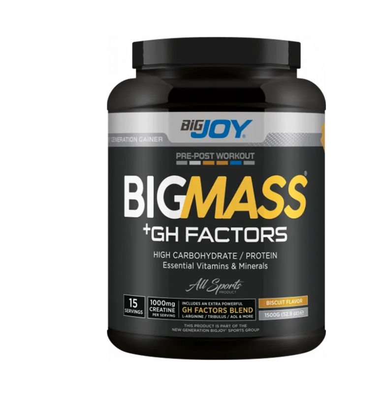 Bigjoy BigMass +Gh Factor Bisküvi 1500 gram
