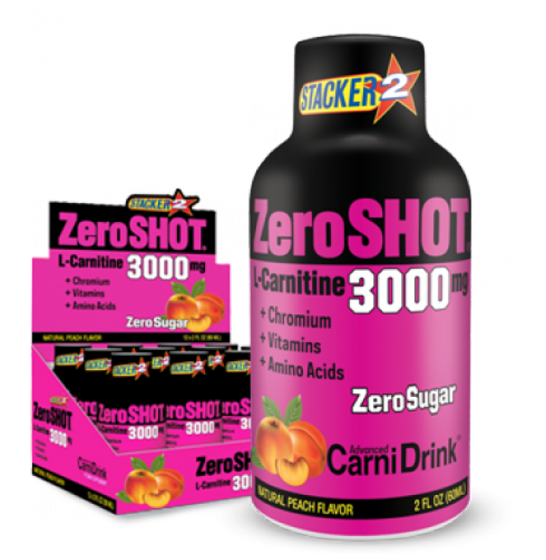 ZEROSHOT L-CARNİTİNE 3000 MG 12 SHOT X 60 ML