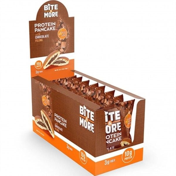 BİTE & MORE PROTEİN PANCAKE ÇİKOLATA 12 ADET X 50 GRAM