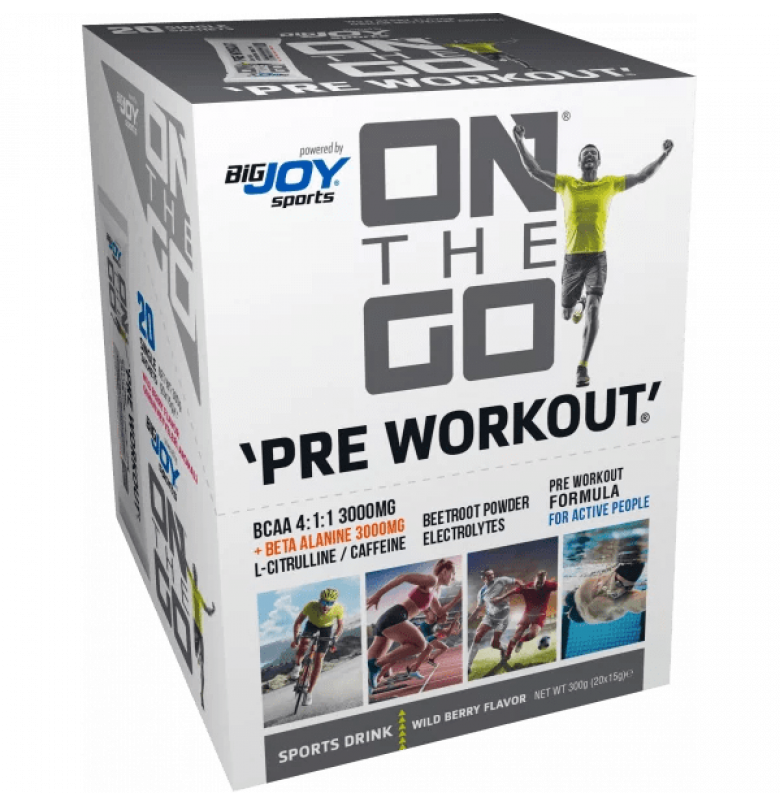 Bigjoy Sports On The Go Pre-Workout Orman Meyveli 20 Adet x 15 gram