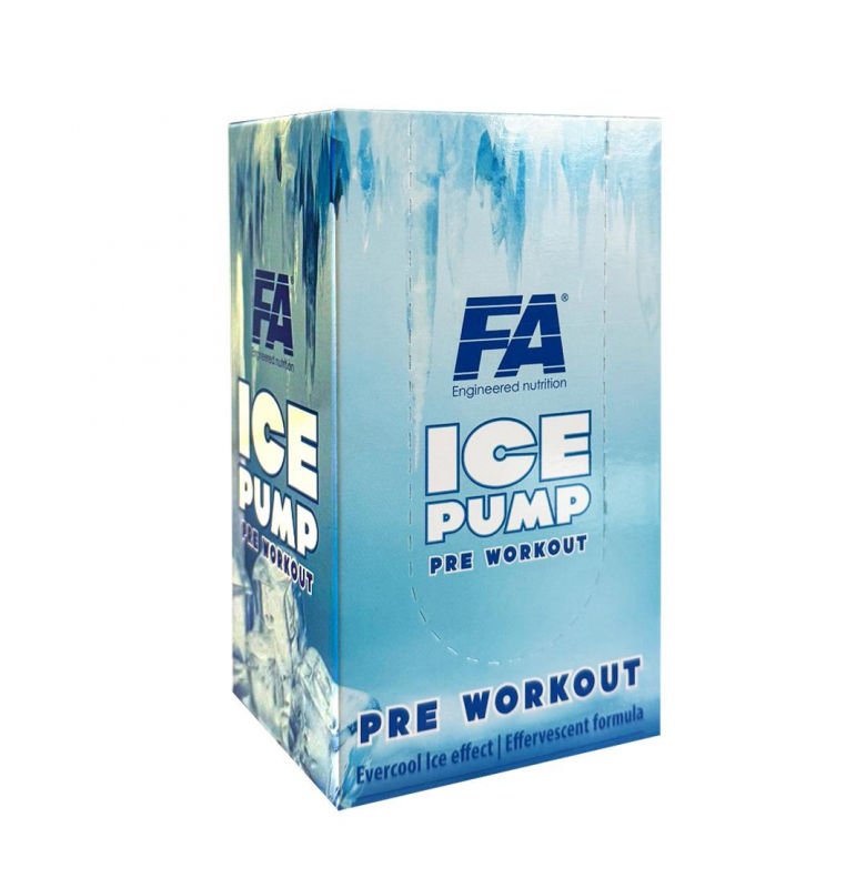Fa Nutrition Ice Pump Pre Workout Sample Box Icy Citrus & Peach 10 Adet x 18.5 gram