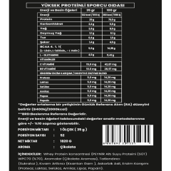 Titan Premium Whey Protein Tozu 1820 gr