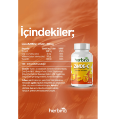 Herbina Zinde+C 60 Tablet