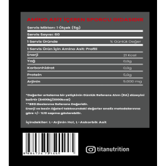 Titan Premium Arginine Aromasız 300 Gr