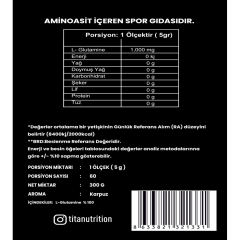 Titan Premium Glutamine 300 Gr