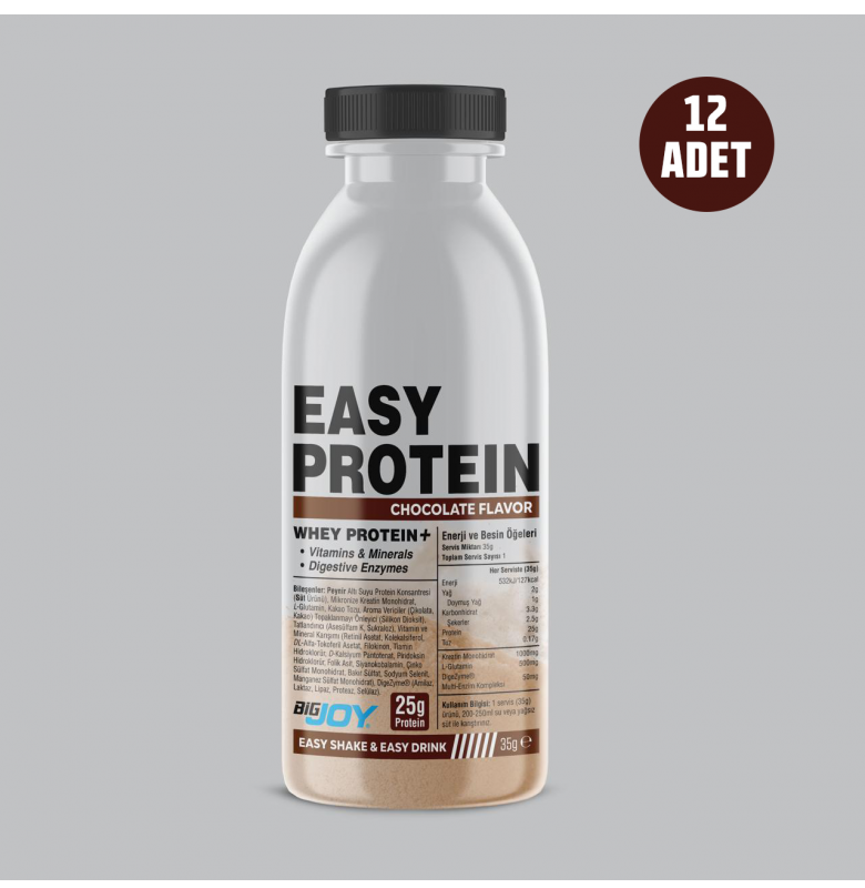 Bigjoy Easy Protein 34 gr x 12 Adet Çikolata