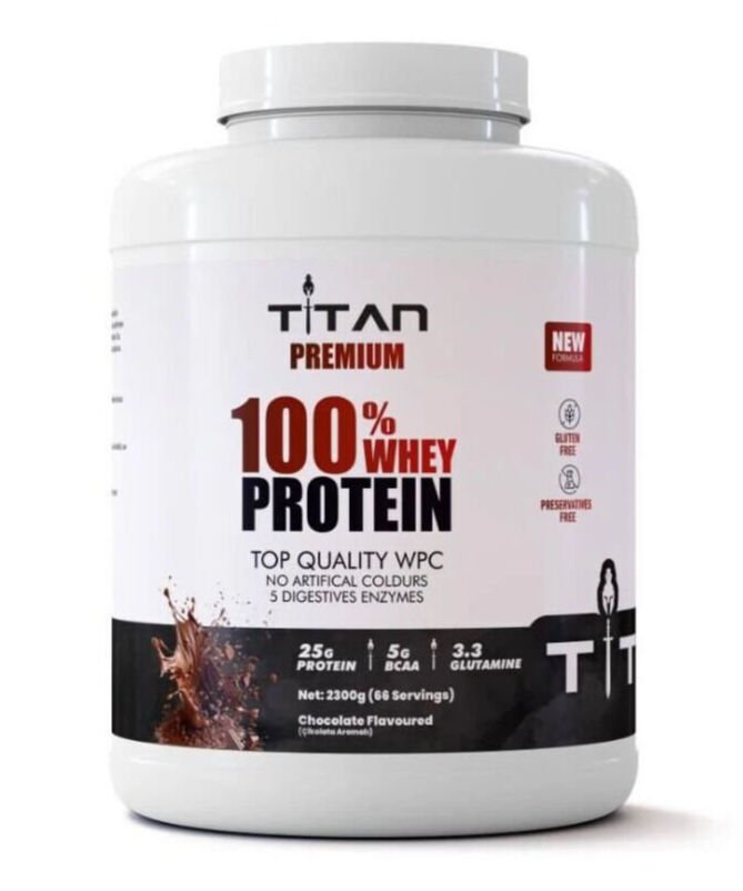 Titan Premium 100% Whey Protein 2300 gr  WPC70