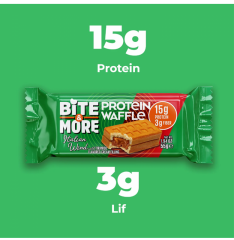 Bite & More Protein Waffle Tiramisu 12 Adet x 55 Gram