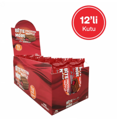 Bite & More Protein Waffle Vişne 12 Adet x 55 Gram