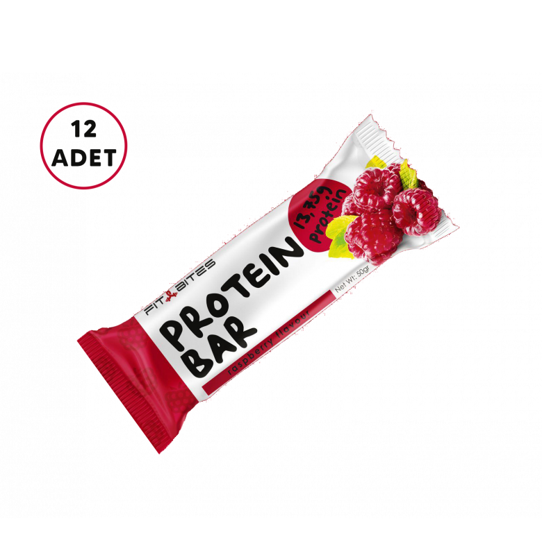 Fit Bites Protein Bar Ahududu 12 Adet x 50 gram