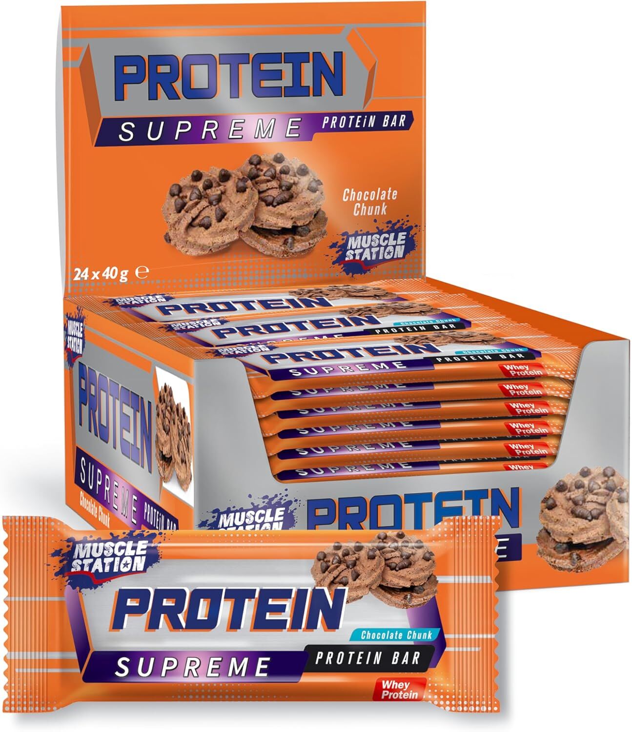 Musclestation Supreme Protein Chocolate Chunks 24'lu Kutu