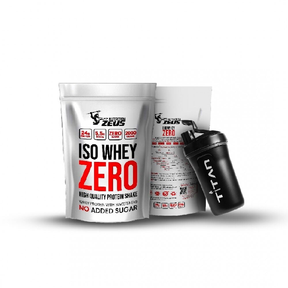 Zeus Nutrıtıon Iso Whey Zero Protein Tozu 2000Gr +Shaker Hediye !