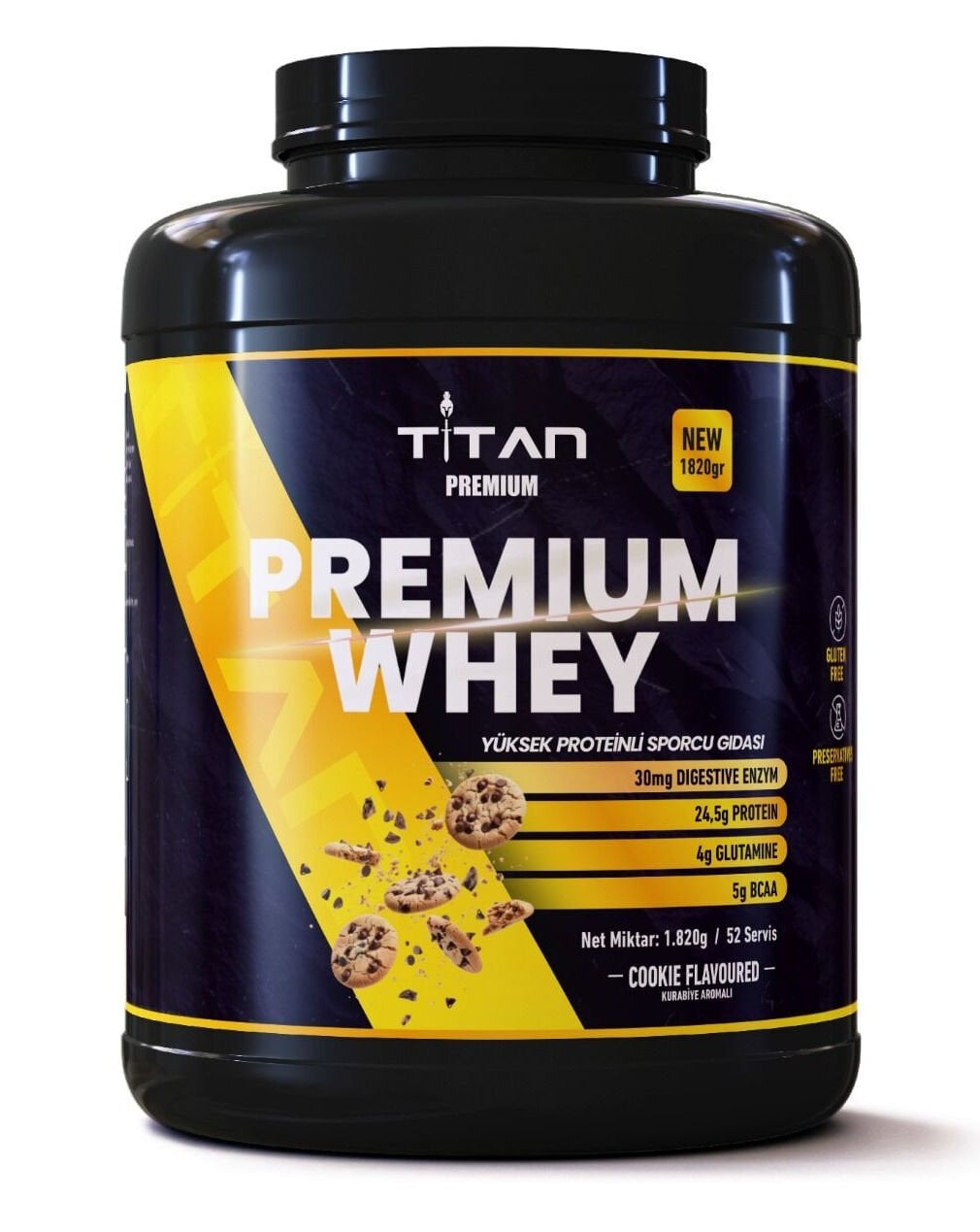 Titan Premium Whey Protein 1820 gr Kurabiye
