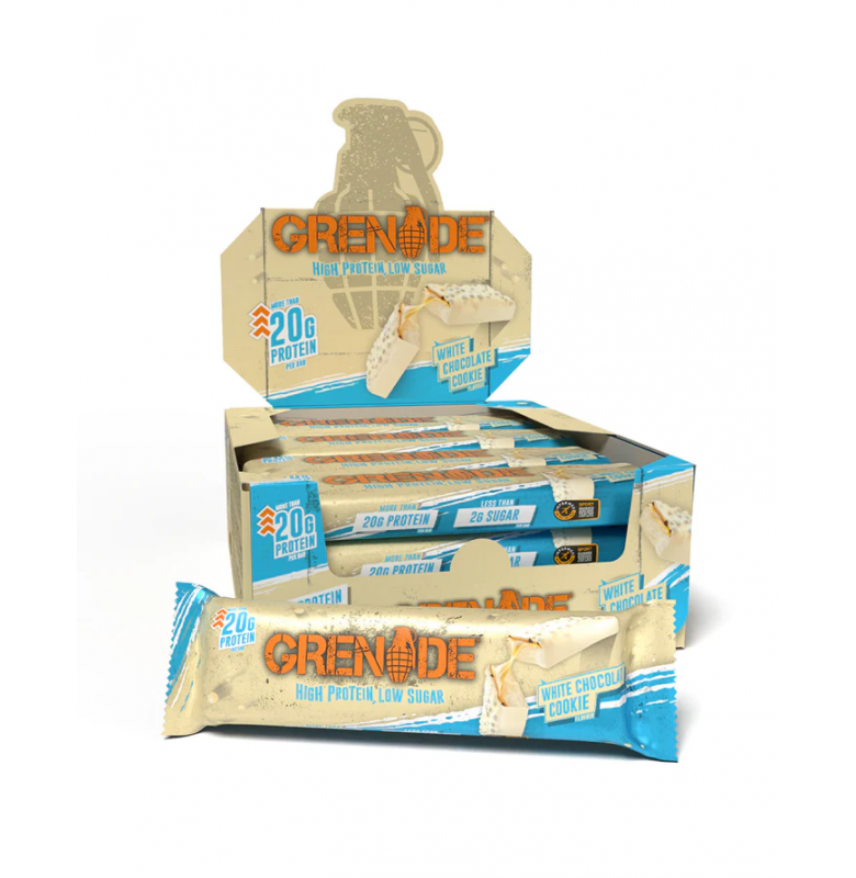 Grenade Protein Bar White Chocolate Cookie 12 Adet x 60 gram