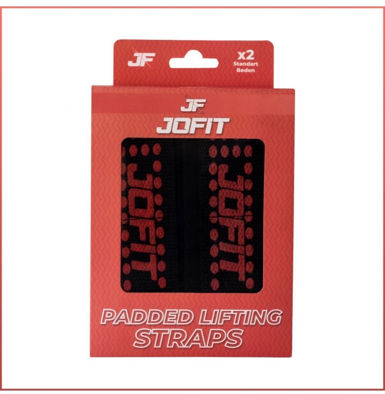 JOFİT PADDED LİFTİNG STRAPS Siyah&Kırmızı