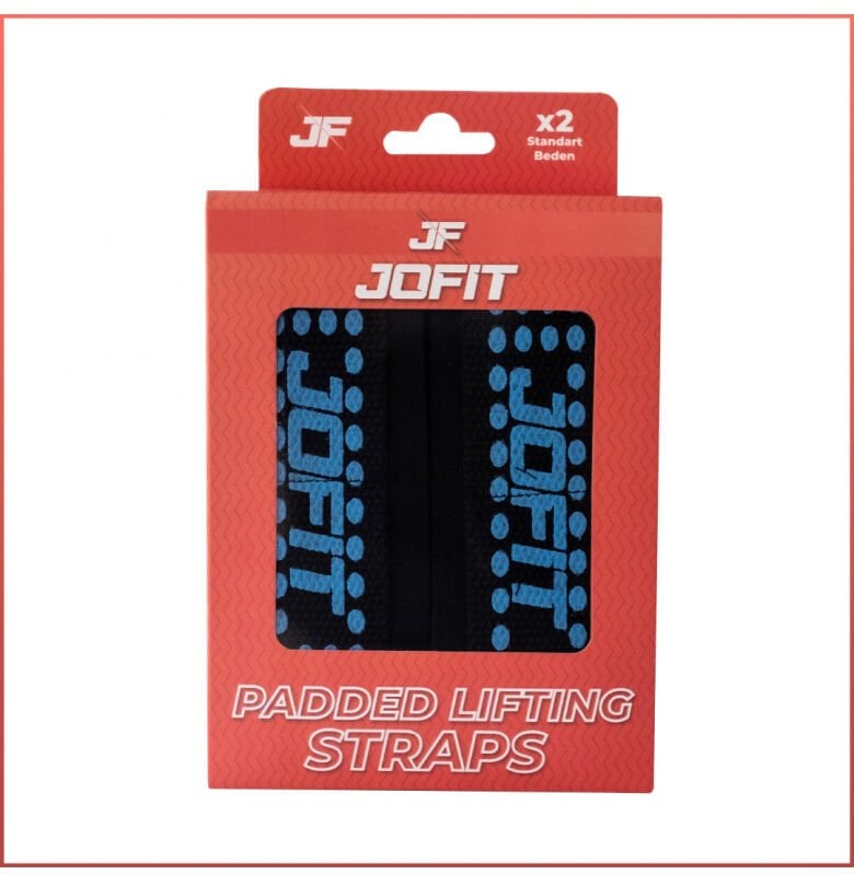 JOFİT PADDED LİFTİNG STRAPS Siyah&Mavi