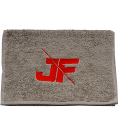 Jofit Sporcu Antrenman Havlu 30x85 cm. Bej & Kırmızı