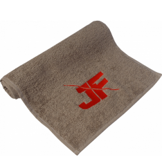 Jofit Sporcu Antrenman Havlu 30x85 cm. Bej & Kırmızı