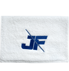 Jofit Sporcu Antrenman Havlu 30x85 cm. Beyaz & Mavi
