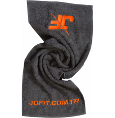 Jofit Sporcu Antrenman Havlu 30x85 cm.Gri & Turuncu