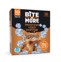 Bite & More Protein Iced Coffee Caramel Macchiato 10 Adet x 33 gram