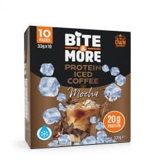 Bite & More Protein Iced Coffee Mocha 10 Adet x 33 gram