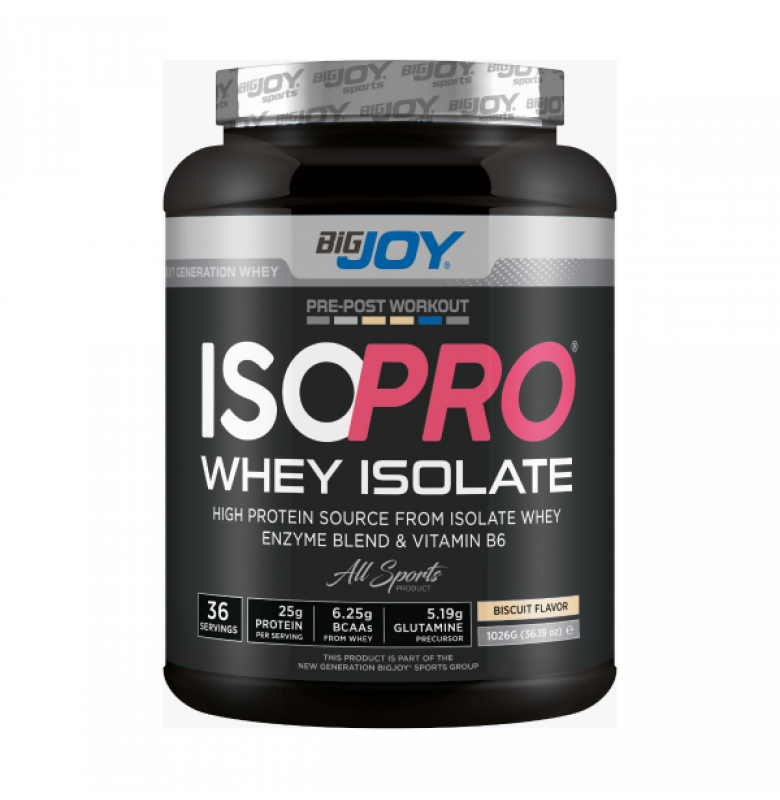 Bigjoy İsoPro Whey İsolate Bisküvi 1020 gram