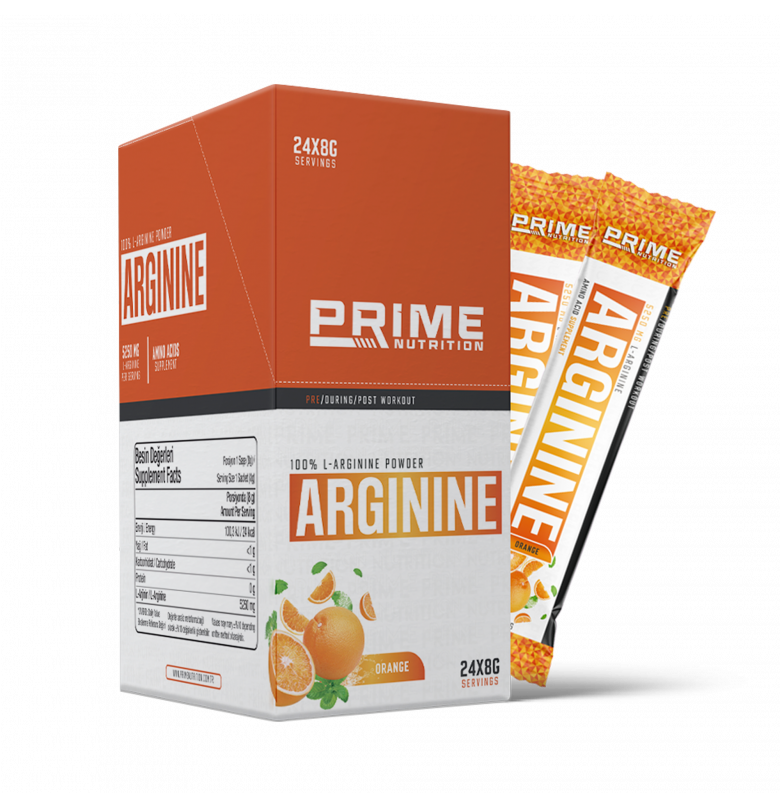 Prime Nutrition L-Arginine Portakal 24 Adet x 8 gram