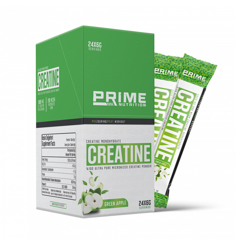 Prime Nutrition Creatine Yeşil Elma 24 Adet x 6 gram