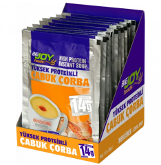 Bigjoy Foods Proteinli Çabuk Çorba Mercimek 12 Adet x 30 gram